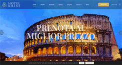 Desktop Screenshot of hotelkriss.com