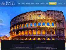 Tablet Screenshot of hotelkriss.com